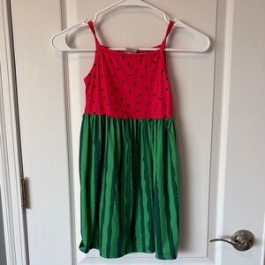 CC Boutique Pink and Green Watermelon Dress